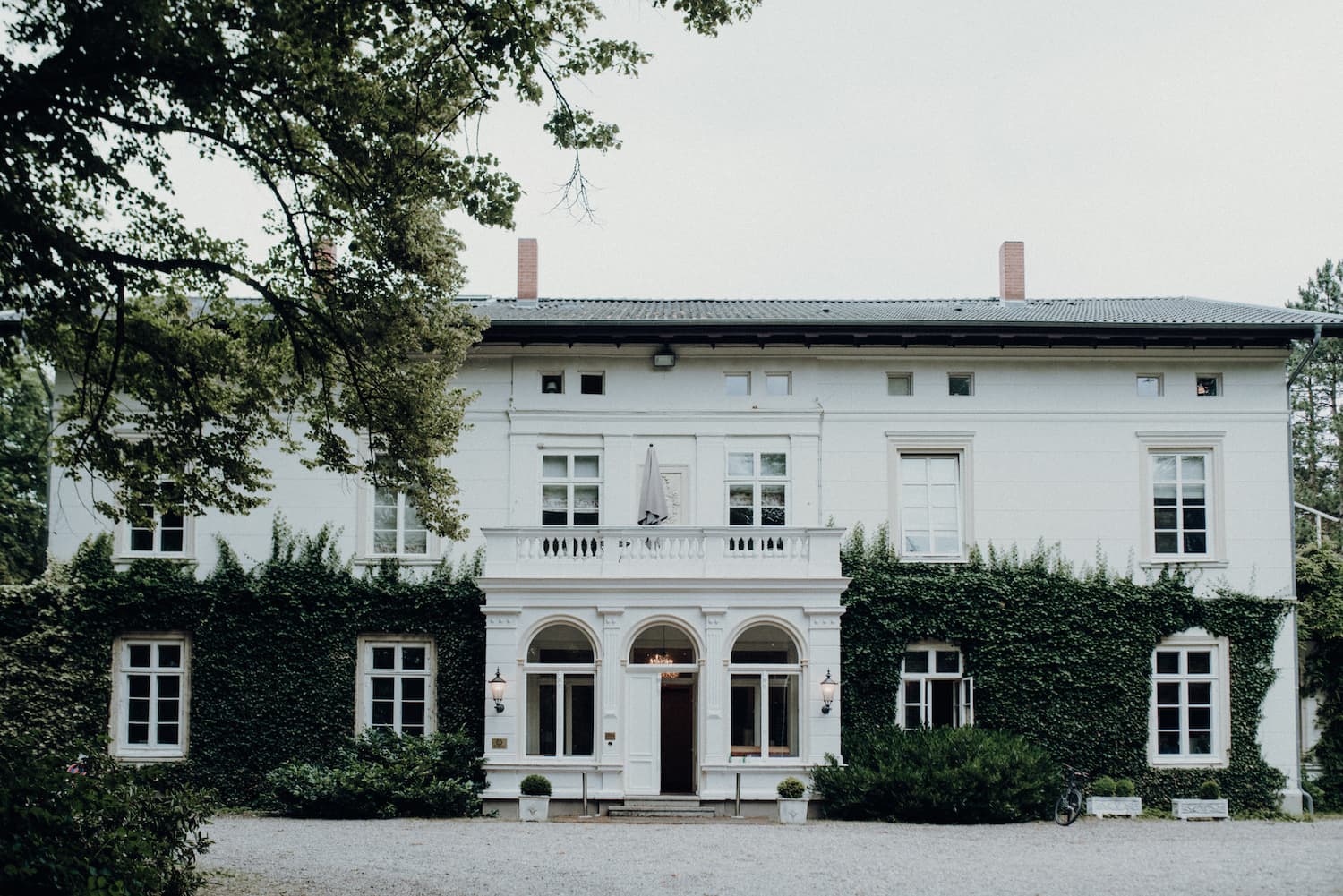 Der Eingangsbereich vom Herrenhaus Gut Bliestorf.